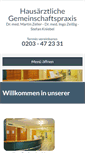 Mobile Screenshot of doc-walsum.de