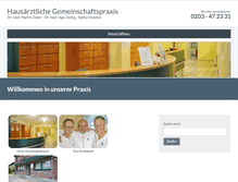 Tablet Screenshot of doc-walsum.de